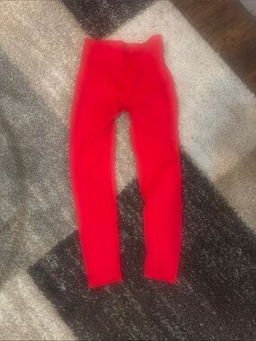 HALARA Red High-Waist Leggings